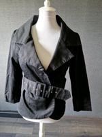 Schwarze Damen Übergangsjscke/Frühlingsjacke Größe 40 Hessen - Eichenzell Vorschau
