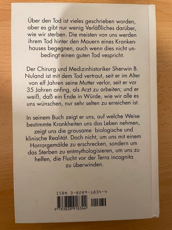 Wie wir sterben - ein Ende in Würde? Sherwin B. Nuland in Geisa