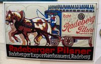 Emaileschild Radeberger Pilsner 46x30 cm Blechschild Sachsen - Meißen Vorschau