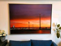 IKEA Düsseldorf Skyline Wandbild gerahmtes Bild Poster 140x100cm Düsseldorf - Pempelfort Vorschau