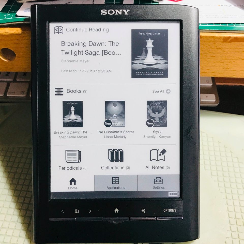 Sony PRS-650 E-Reader Black cover WIFI 6 inch E Ink® Pearl-sc in Kalkar