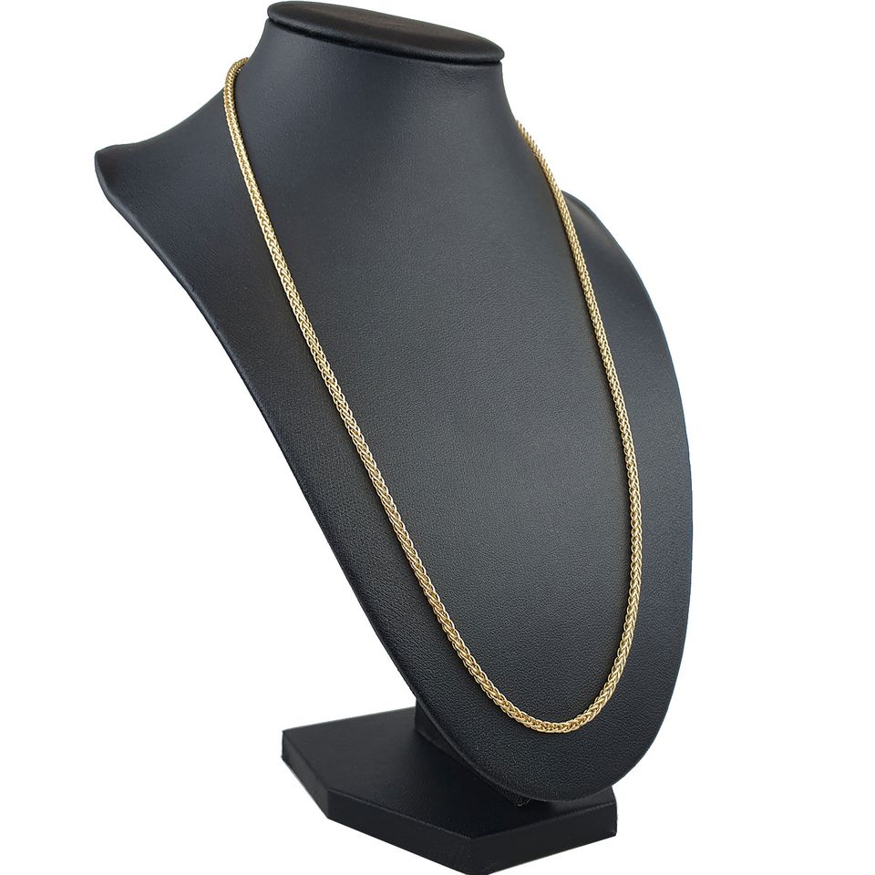 Fuchsschwanzkette Goldkette Halskette 585 14K ECHT GOLD 2mm 55cm Kette Halskette NEU Schmuck Massiv Goldschmuck Viele weitere Angebote mit Finanzierung Ratenzahlung im Shop sensburg-aurum in Berlin