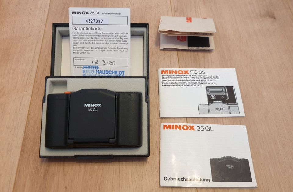 Minox 35 GL inkl. Tasche und Blitz FC 35 in Roßdorf