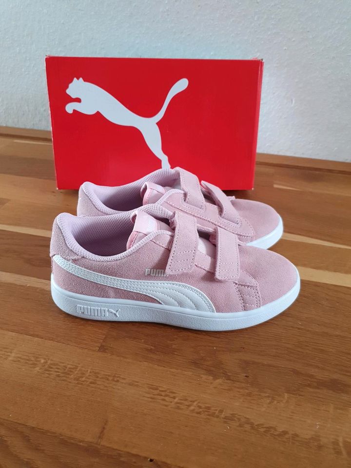 Puma Smash Sneaker Klett Turnschuhe V2 Lady Mädchen neu in Neu Ulm