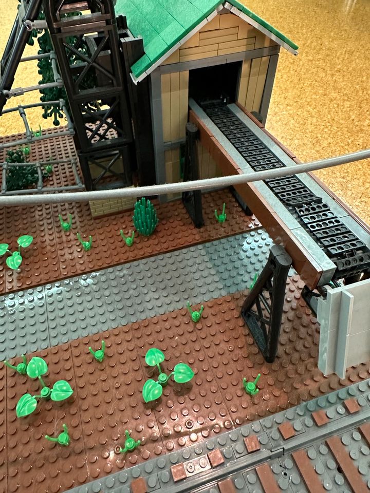 Klemmbausteine moc Bergwerk/Zeche, kein Lego in Marl