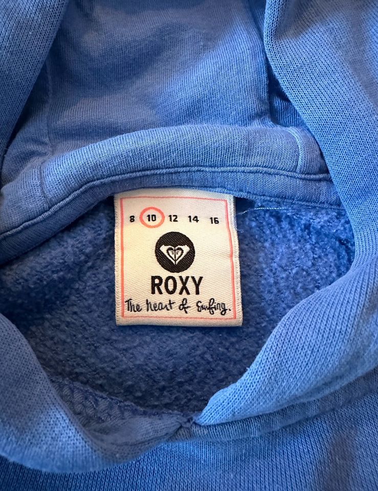 Roxy Hoodie Kapuzenpullover für Kids in Größe 10 /ca. 140 - blau in Preetz