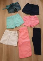 Mädchen Shorts, kurzen Hosen, Rock Paket, Größe 122, 7 Teile Hessen - Haiger Vorschau