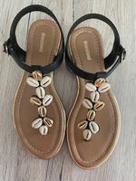 Graceland Sandalen schwarz mit Muscheln - Größe 37 Saarland - Riegelsberg Vorschau