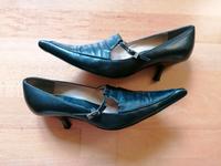 Pollini Pumps/High Heels Leder schwarz Gr 39 Baden-Württemberg - Kupferzell Vorschau