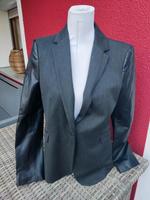 Zara Basic Blazer schwarz Kunstleder Gr. L Bayern - Mantel Vorschau