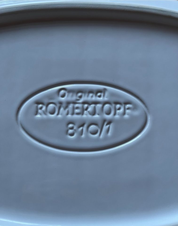 Pane Römertopf oval weiß 810/1 in Ötisheim