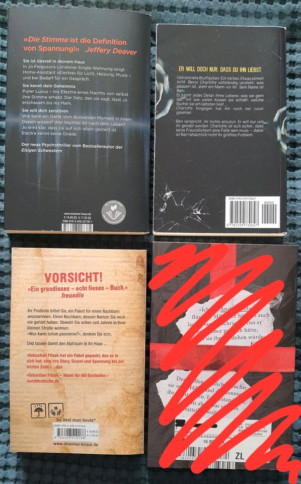 Bücher Psychothriller Fitzek Tremayne Taschenbücher Thriller in Rheda-Wiedenbrück