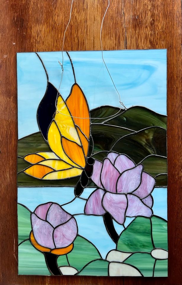 Tiffany Fensterbild Schmetterling 35x52cm, leuchtet schön in Delmenhorst
