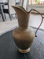 Vintage blumenverzierte Messing Kanne, Karaffe, Vase Hessen - Kassel Vorschau