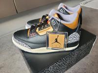 Womens Air Jordan 3 Retro Größe 36,5 schwarz Black Sneaker Basket Hessen - Fulda Vorschau