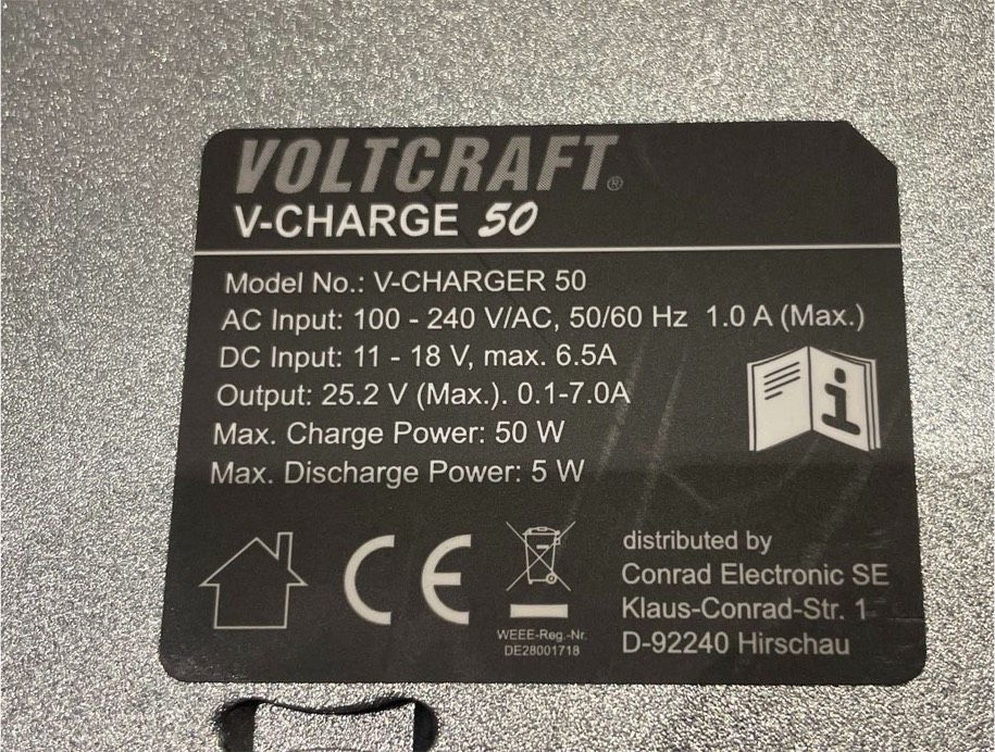 V-CHARGE 50 VOLTCRAFT Modellbau Multifunktionsladegerät in Hamburg