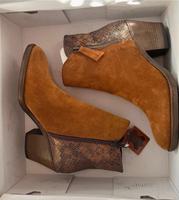 Leder Boots Stiefeletten Sachsen - Wilsdruff Vorschau