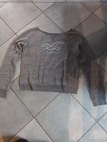 Hollister pullover Größe M grau Niedersachsen - Lübbow Vorschau