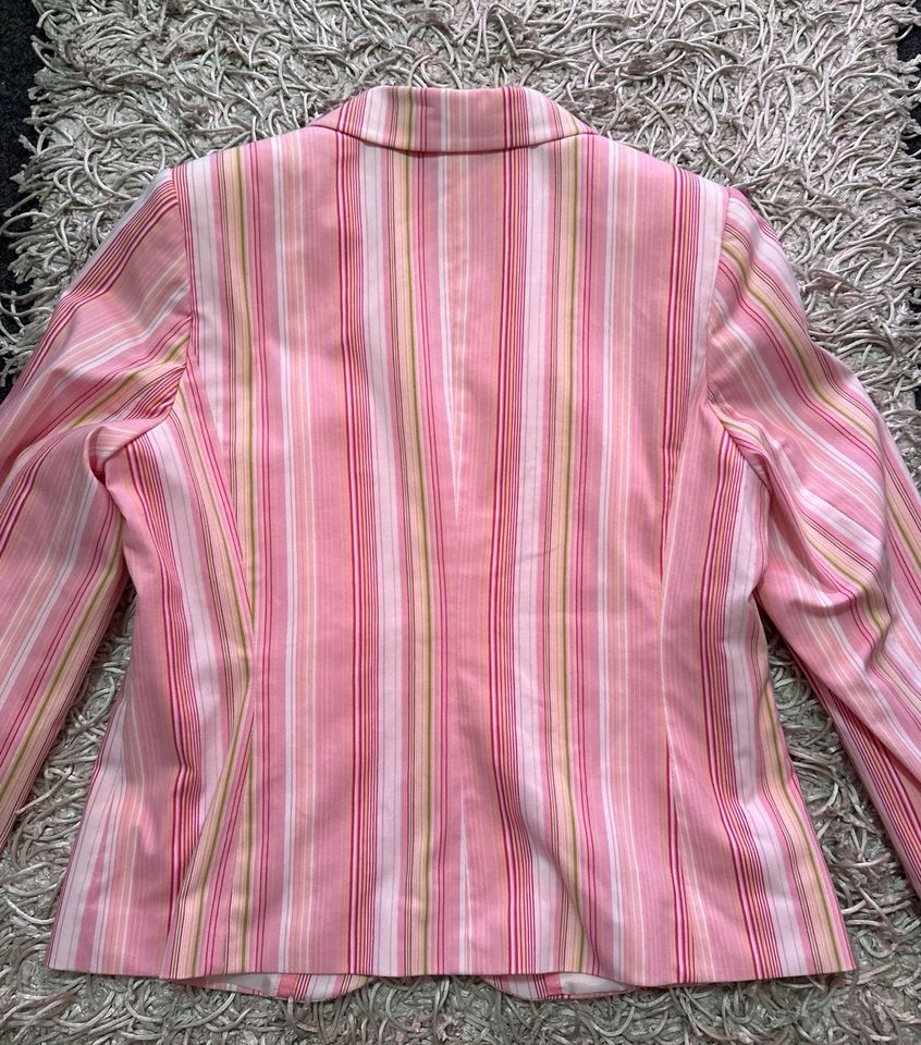 Madeleine Blazer Rosa gestreift - Gr.42 in Neuss