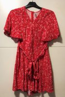 Amisu Damen Kleid Größe 38 Rot mit Blumen Neuwertig Berlin - Hohenschönhausen Vorschau