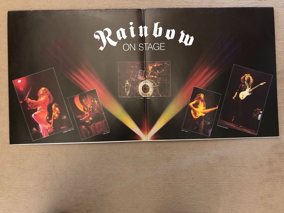 Vinyl Rainbow ‎– On Stage Deutsche Pressung aus den 80er in Trittau