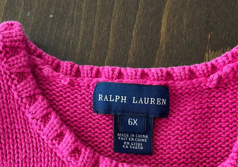 Ralph Lauren Pullover / Pullunder 116 (110) pink in Göttingen