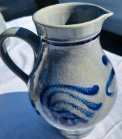 Krug/Vase, grau-blau glänzend Annaberg-Buchholz - Mildenau Vorschau