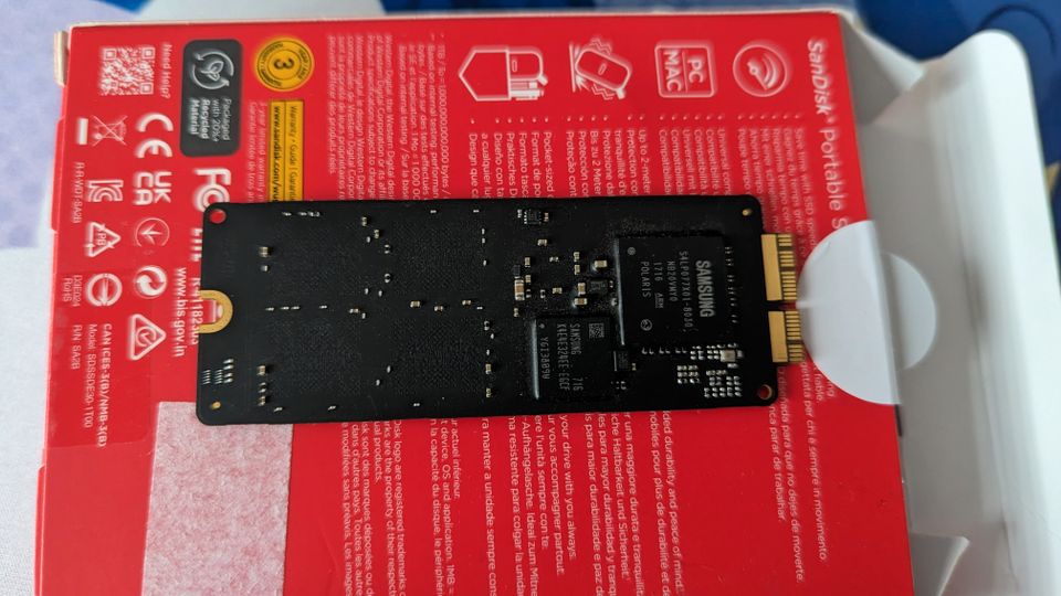 Apple SSD 512GB (500) Polaris für Macbook Pro etc in Fredersdorf-Vogelsdorf