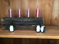 UpCycling Adventskranz alter Balken Pinguine Hemelingen - Hastedt Vorschau