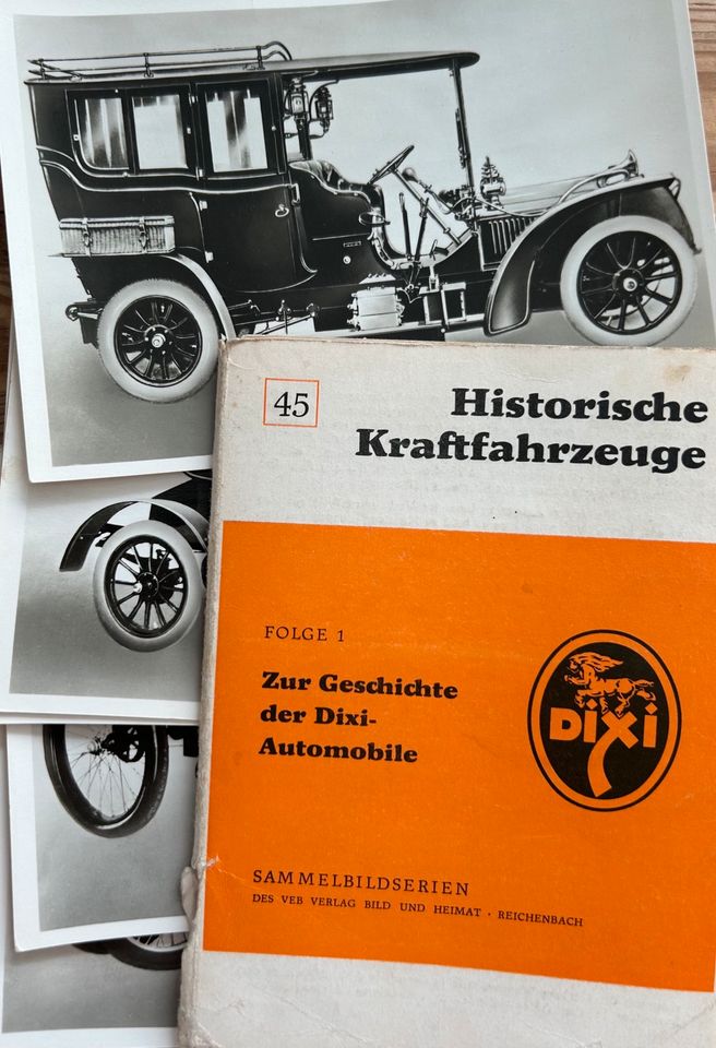 Dixi SammelbildSerie historische Kraftfahrzeuge 45 in Fritzlar