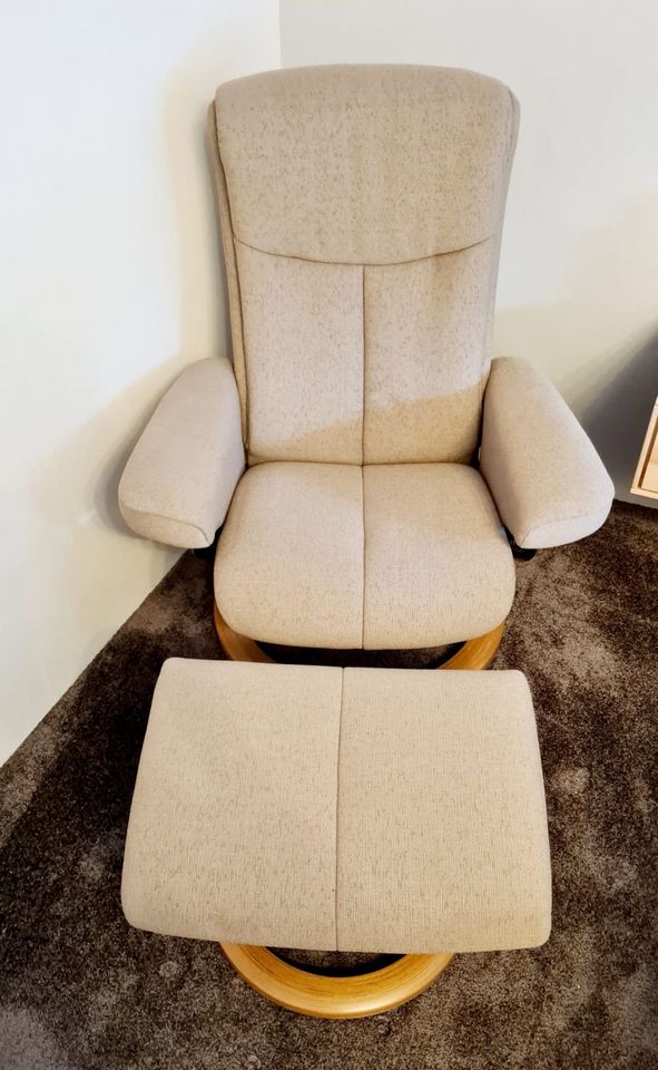 Stressless Consul (S) Classic Sessel mit Hocker in Langerwehe