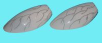 2 x Lampenschirm aus Glas 60er Jahre - Halbschale Hessen - Zierenberg Vorschau
