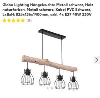 Globo Lighting Hängeleuchte Holz Naturfarben Niedersachsen - Emden Vorschau