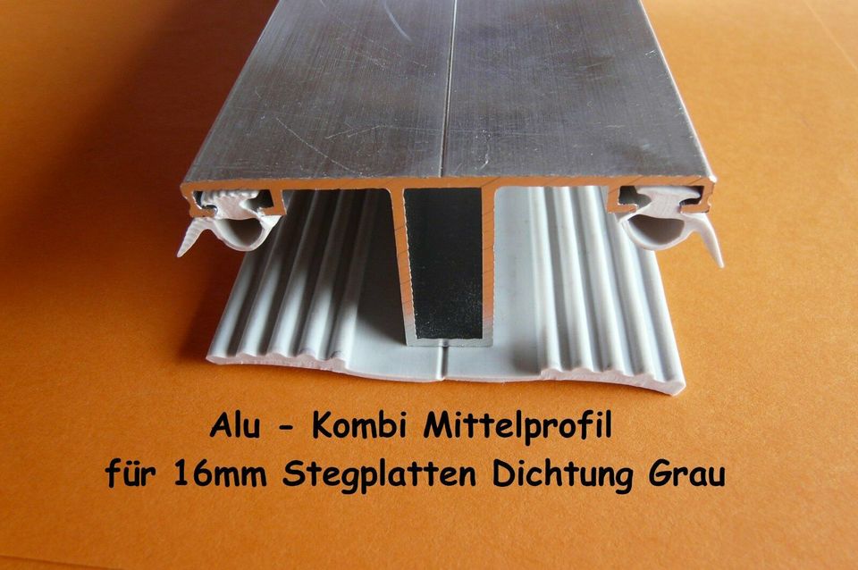 Alu -Kombi -Verlege-Mittelprofil - für 16mm Stegplatten 12,25 € in Olfen