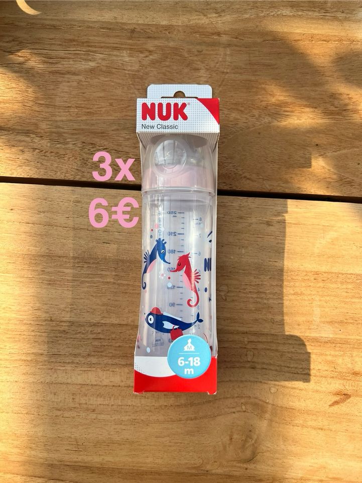 3x NUK Babyflasche Fläschchen neu OVP in Leipzig