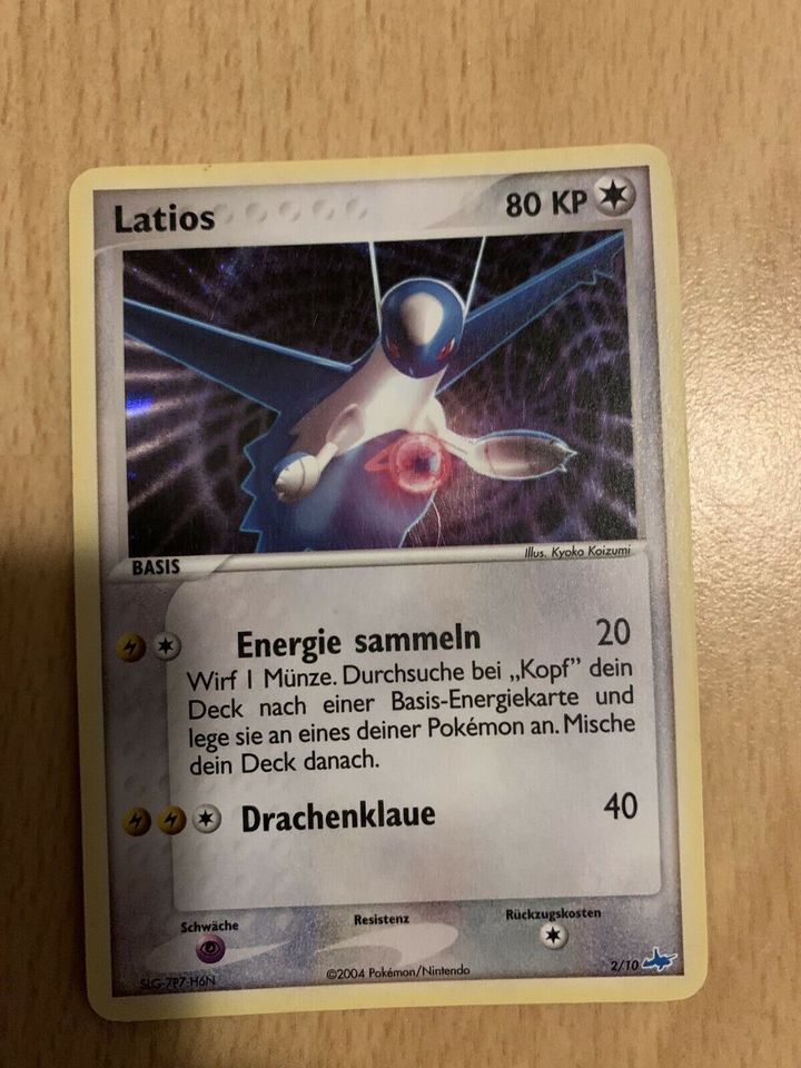 Pokemon / Pokémon Karten Ex Trainer Kit Latios in Ochsenfurt