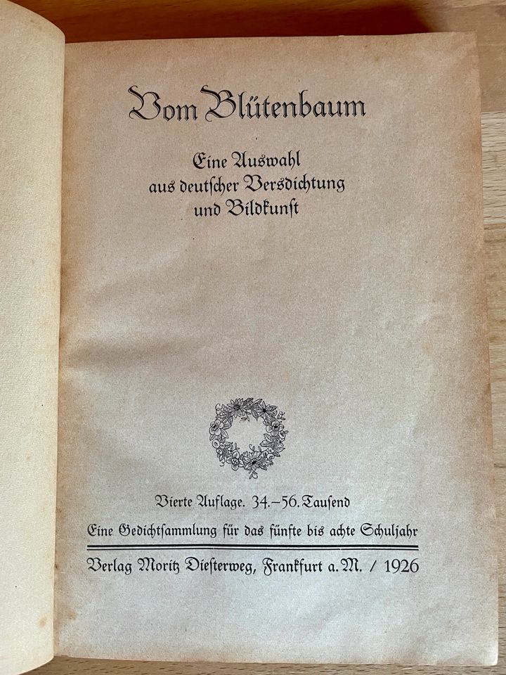 Vom Blütenbaum antiquarisches Schulbuch in Alteglofsheim