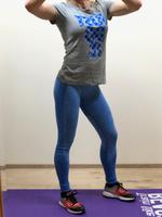 Nike Logo T-Shirt Gr. S 36 grau blau Sport Fitness Shirt Top Hessen - Kassel Vorschau