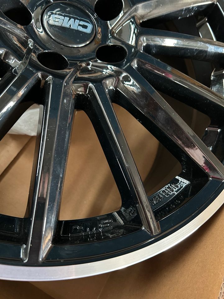 CMS C23 diamond rim black 8x18 ET31 - LK5/112 ML66.5 VW/Audi in Rheine