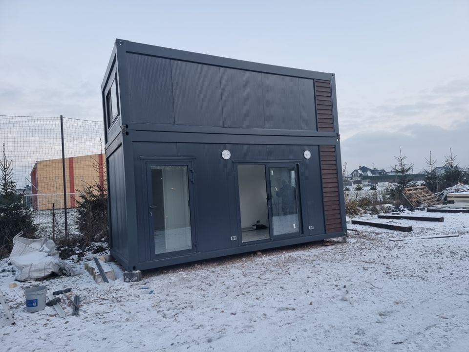 Bürocontainer, Modularer Container, Ausstellungsraum, in Berlin