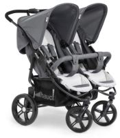 Hauck Roadster Duo SLX Zwillingskinderwagen 2 x 15 kg Grau NEU Niedersachsen - Scheeßel Vorschau