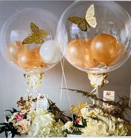 Transparente Klarballons 50 cm für Helium- Hochzeit Deko Bayern - Regen Vorschau