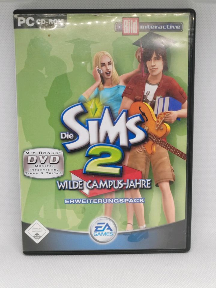 Sims 2 Erweiterungspack Wilde Campus-Jahre + Sims 2 Nightlife in Dormagen