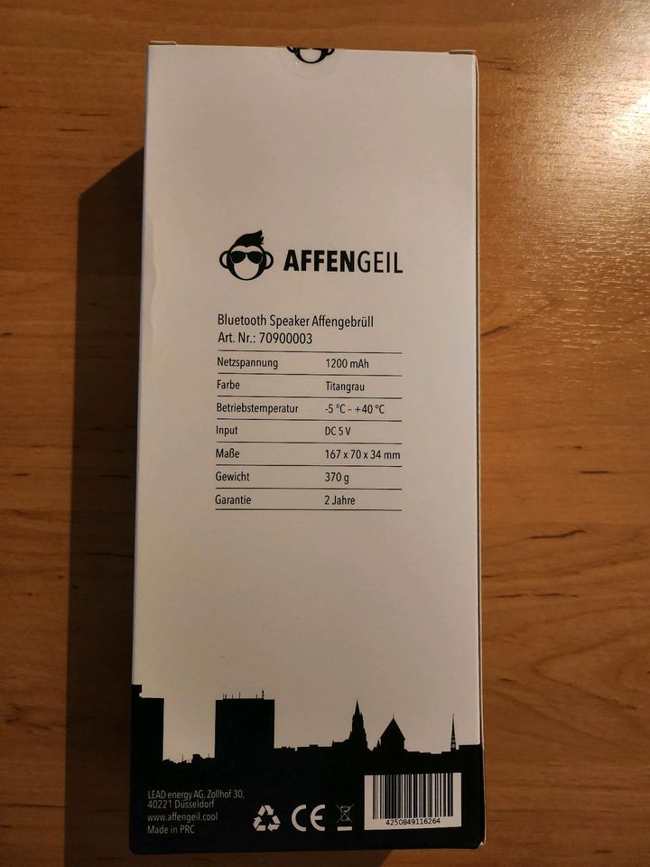 Bluetooth Speaker Box Affengebrüll in Bad Laer