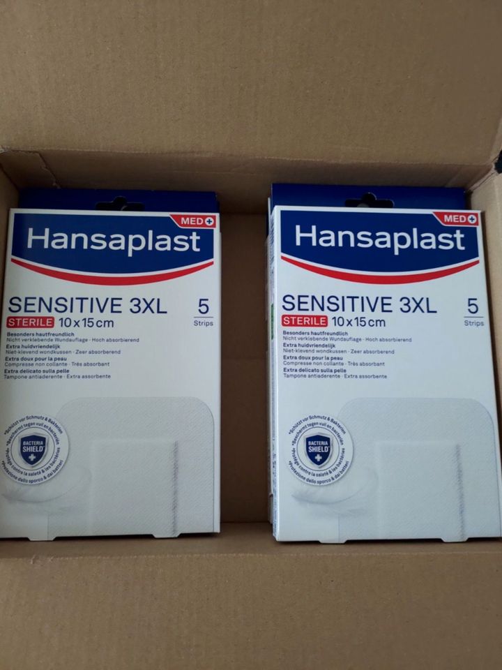 Hansaplast Sensitive 3XL Wundverband, 10cm x 15cm, 7 Pack in Minden