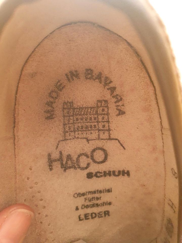 Trachtenschuhe Herren v. HACO, Leder, Gr. 42, braun in Bad Grönenbach