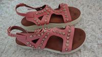 Damen Sandalen von Inuovo Gr.42 in koralle Echtes Leder Schwerin - Mueßer Holz Vorschau