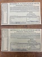 Röhren-Garantiekarte DDR MTG 22b Olympia 502 W Sachsen - Tannenbergsthal Vorschau