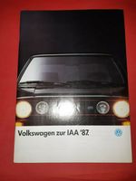 Original VOLKSWAGEN IAA 1987 Prospekt Broschüre Vintage Hessen - Hasselroth Vorschau