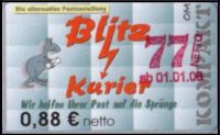 Blitz-Kurier: MiNr. 15 A, 00.00.2006, "2. Ausgabe, Aushilfsausgab Brandenburg - Brandenburg an der Havel Vorschau
